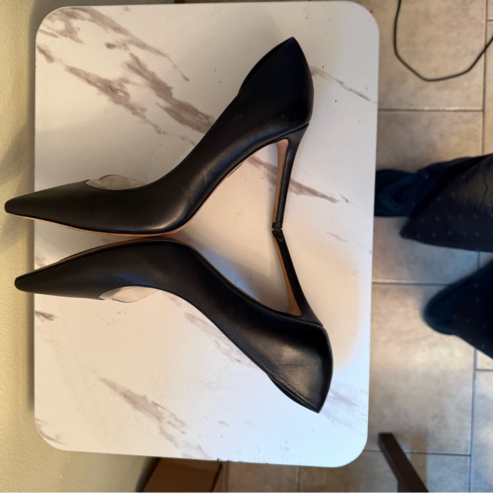 Tamara Mellon Siren 90 Black Pumps, EUC, Size 37-1/2 (US 7-1/2) - Picture 4 of 11
